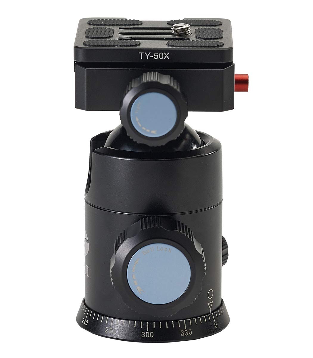 Sirui E-20 Ball Head with TY-50E QR Plate 26.5 LB Capacity