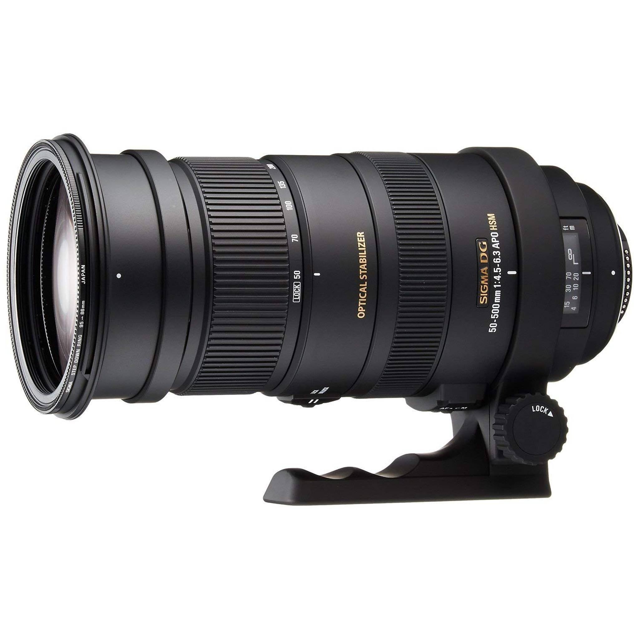 Sigma 738306 50-500mm F/4.5-6.3 APO DG OS HSM SLD Ultra Telephoto Zoom Lens for Nikon Digital DSLR Camera - Internationa Sigma