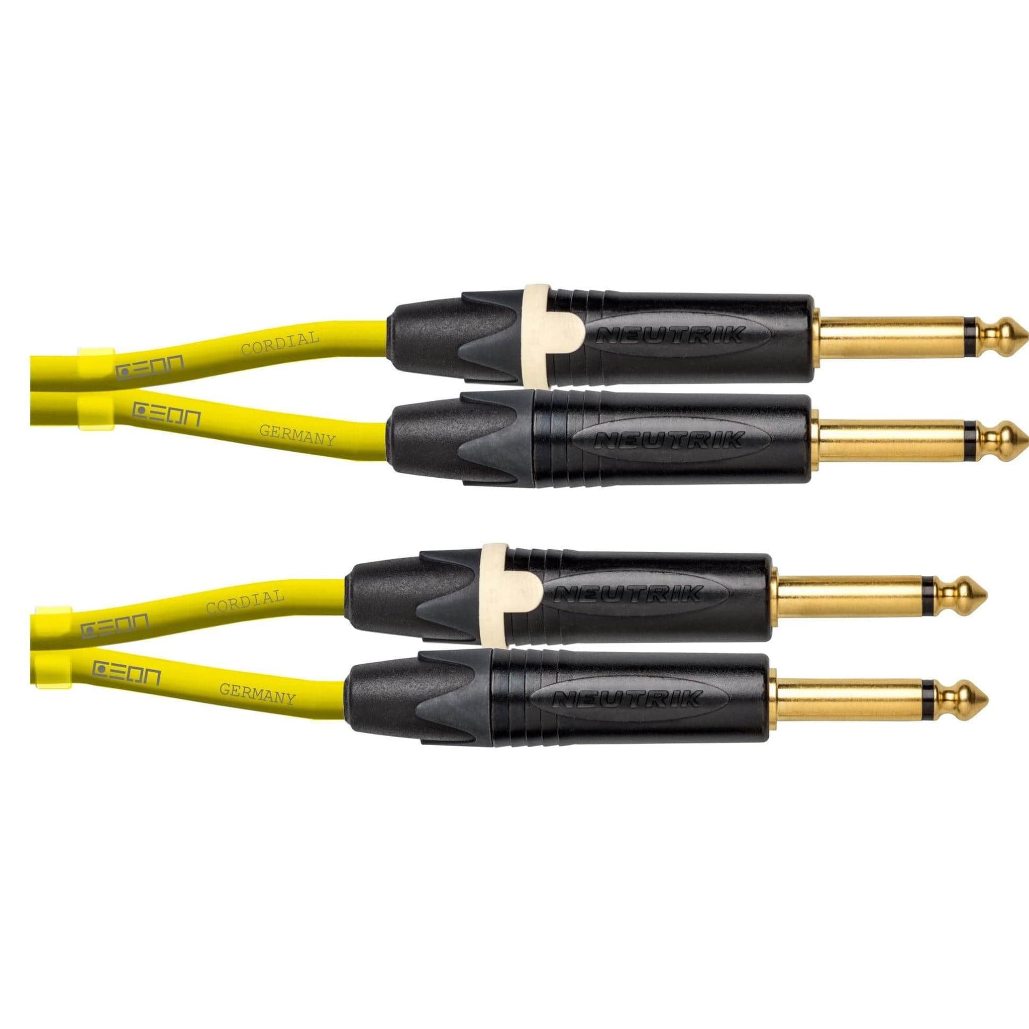 CORDIAL Jack/Jack 1.5 m Yellow Cordial