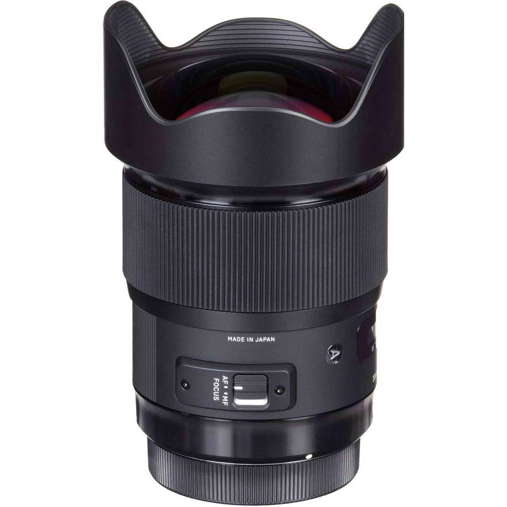 Sigma 20mm f/1.4 DG HSM Art Lens for Nikon F 412955 and Cleaning Accessories Bundle Sigma
