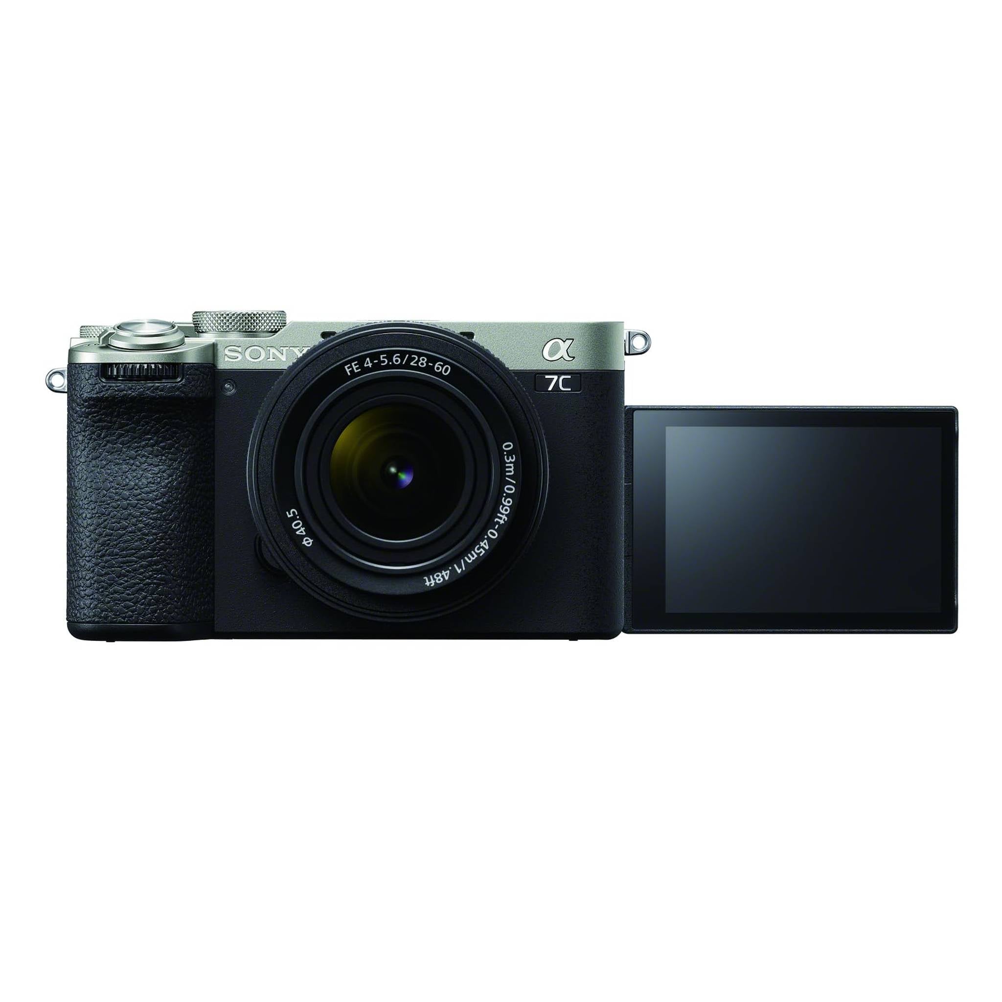 Sony Alpha 7C II Full-Frame Interchangeable Lens Camera Lens Kit - Silver - Reconditioned Sony