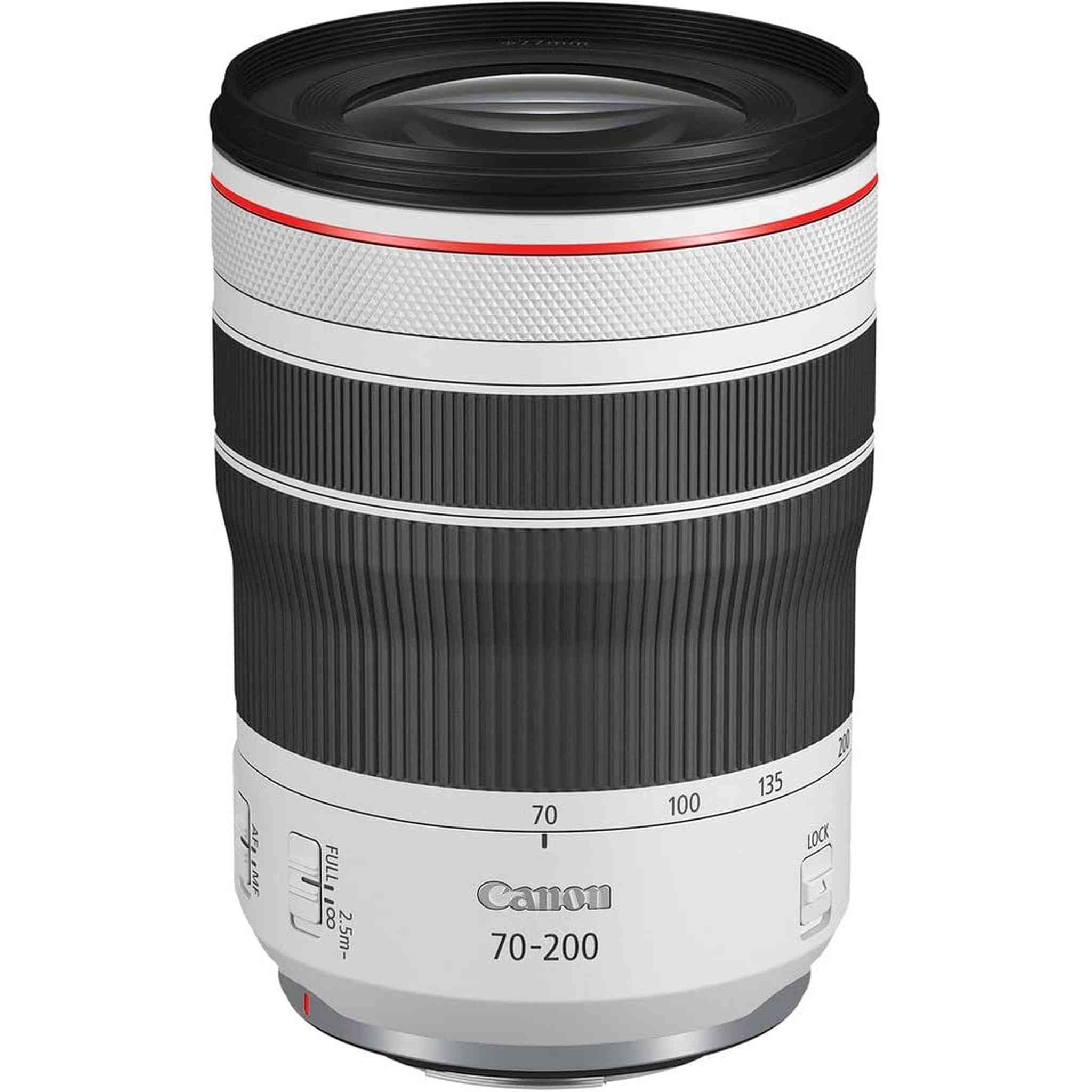 Canon RF 70-200mm f/4L IS USM Lens 4318C002 + Filter Kit + BackPack + More - Reconditioned Canon