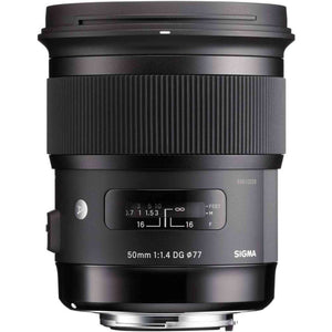 Sigma 50mm f/1.4 DG HSM Art Lens for Sony E + Deluxe Lens Cleaning Kit Bundle Sigma