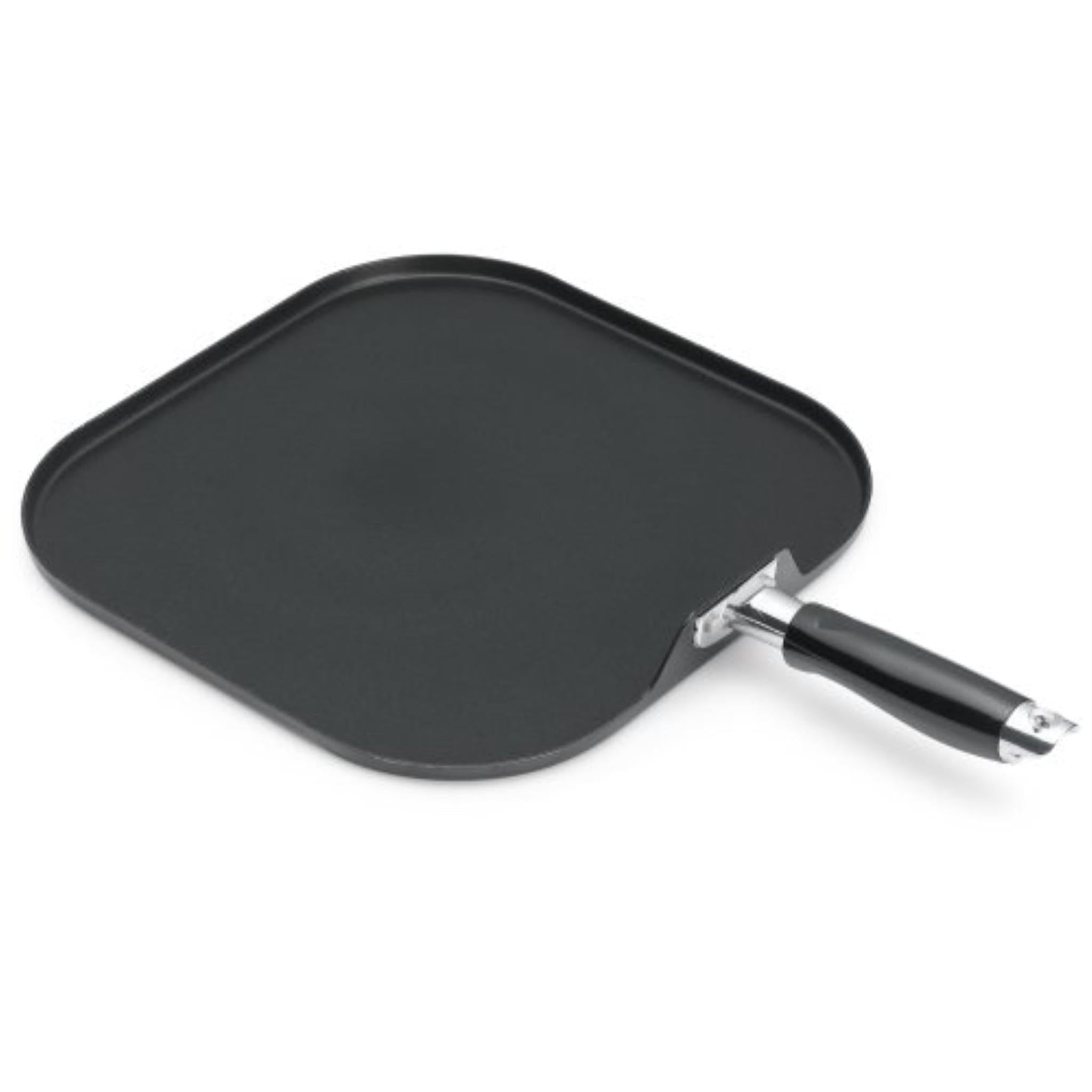 Bene Casa 11-Inch Square Nonstick Aluminum Griddle | Dishwasher Safe | Stovetop Suitable | Fast, Even Cooking | Lightweight and Sturdy. Bene Casa