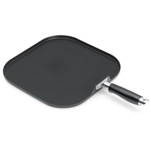 Bene Casa 11-Inch Square Nonstick Aluminum Griddle | Dishwasher Safe | Stovetop Suitable | Fast, Even Cooking | Lightweight and Sturdy.