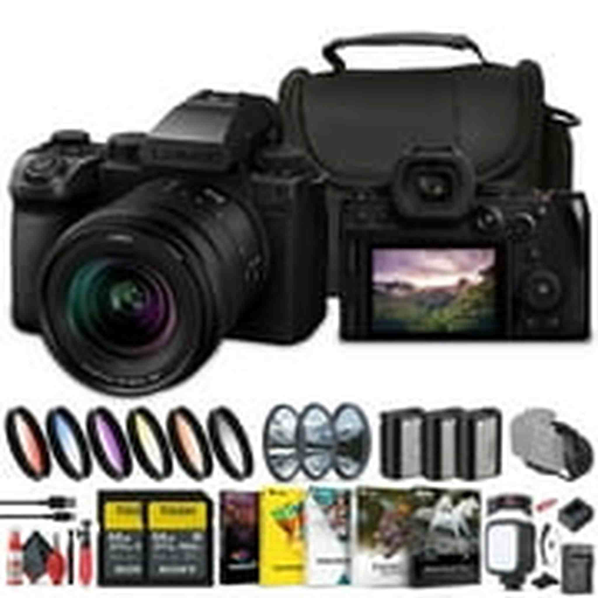 Panasonic Lumix S5 IIX Mirrorless Camera with 20-60mm Lens + 2 x 64GB Memory Cards + More Panasonic