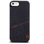 The Joy Factory Denim Premium Denim Hardshell Case with Pocket for iPhone5/5S, CSD110 Indigo