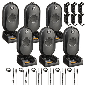 Motorola CLP1080e 8-Channel Two-Way UHF Business Radio CLP1080E 6-Pack Motorola Solutions