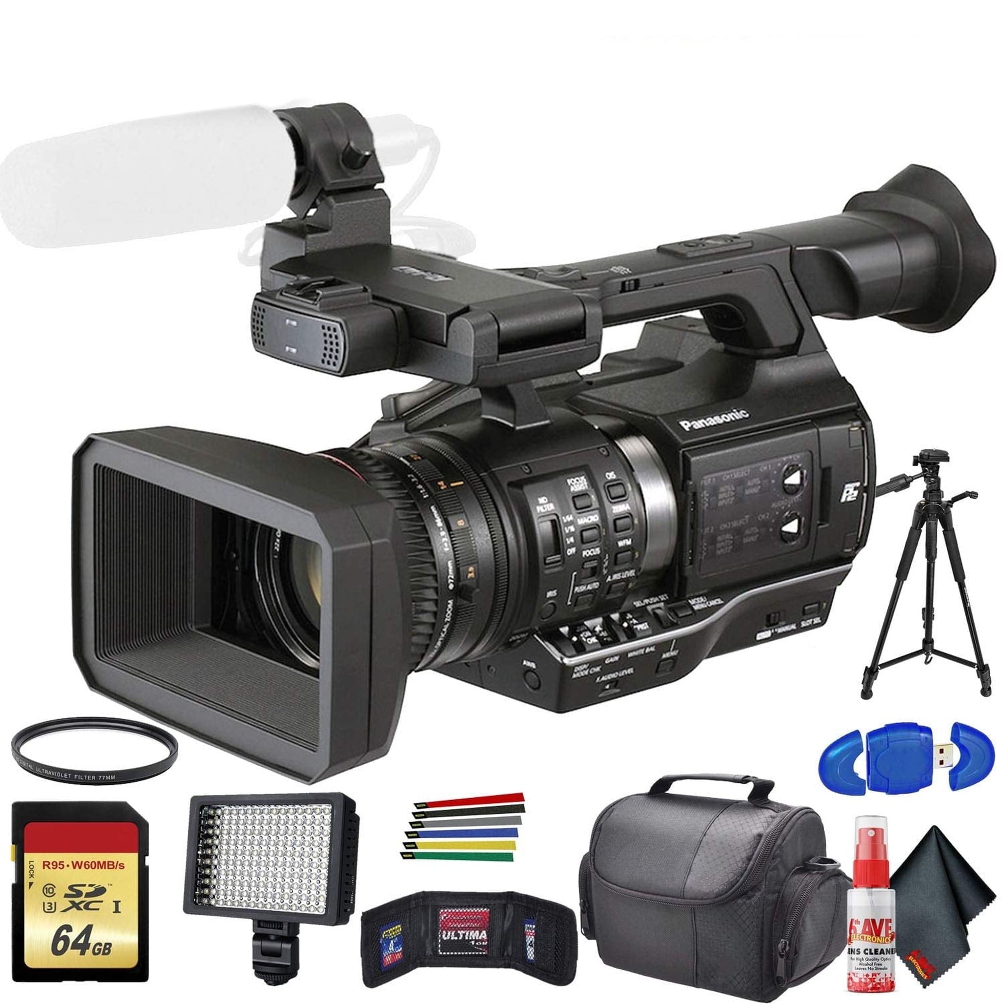 Panasonic AJ-PX270 microP2 Handheld AVC-ULTRA HD Camcorder AJ-PX270PJ8 With Starter Bundle Panasonic