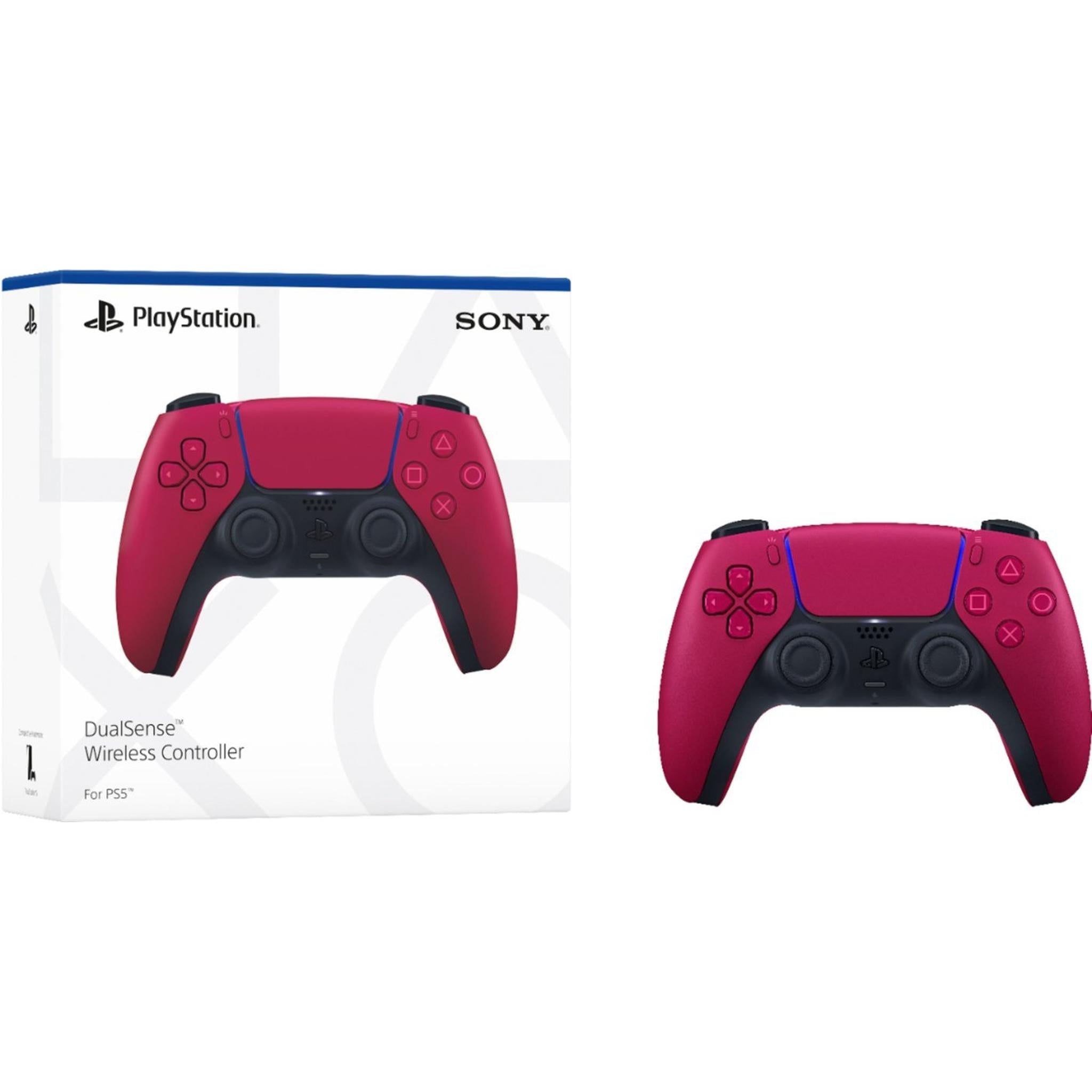 PlayStation DualSense Wireless Controller Cosmic Red- Bundle PlayStation