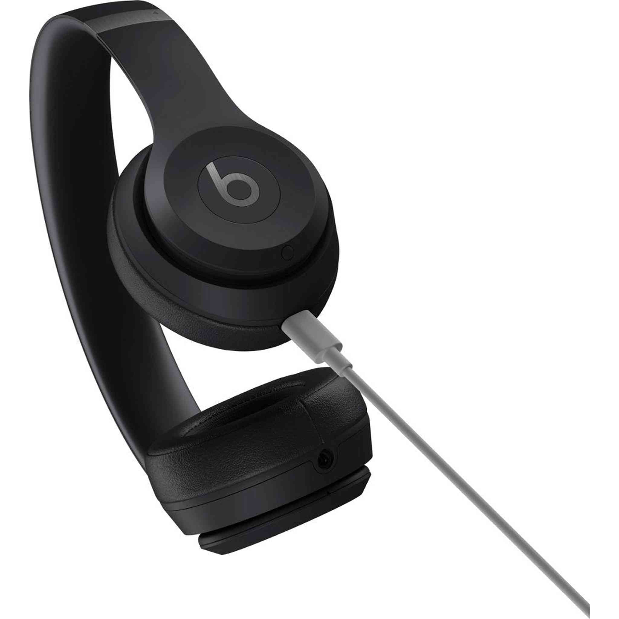 Beats Solo 4 - Wireless Bluetooth On-Ear Headphones, Apple & Android Compatible, Up to 50 Hours of Battery Life - Matte Black Beats