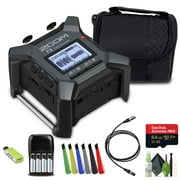 Zoom F3 2-Input / 2-Track Portable Field Recorder Bundle with Accessories