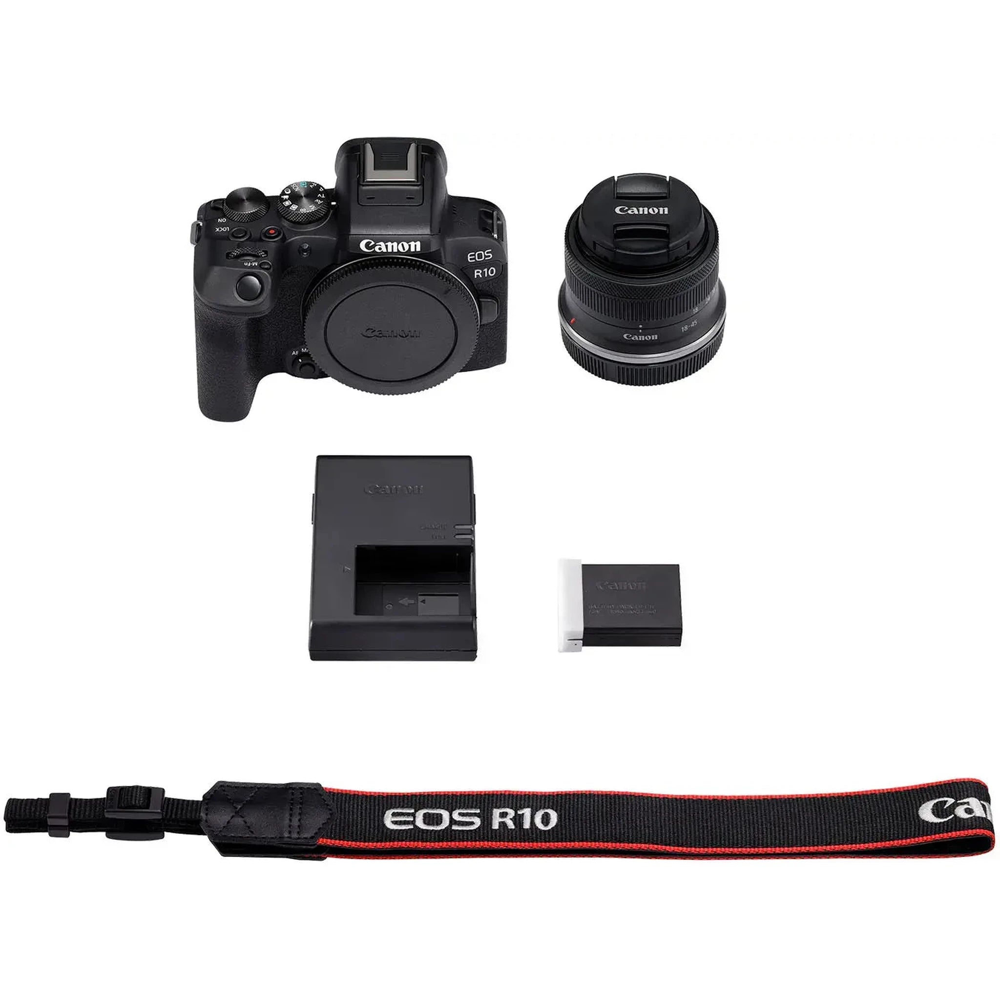 Canon EOS R10 Mirrorless Camera w/RF-S18-45mm f/4.5-6.3 is STM Lens Kit Canon