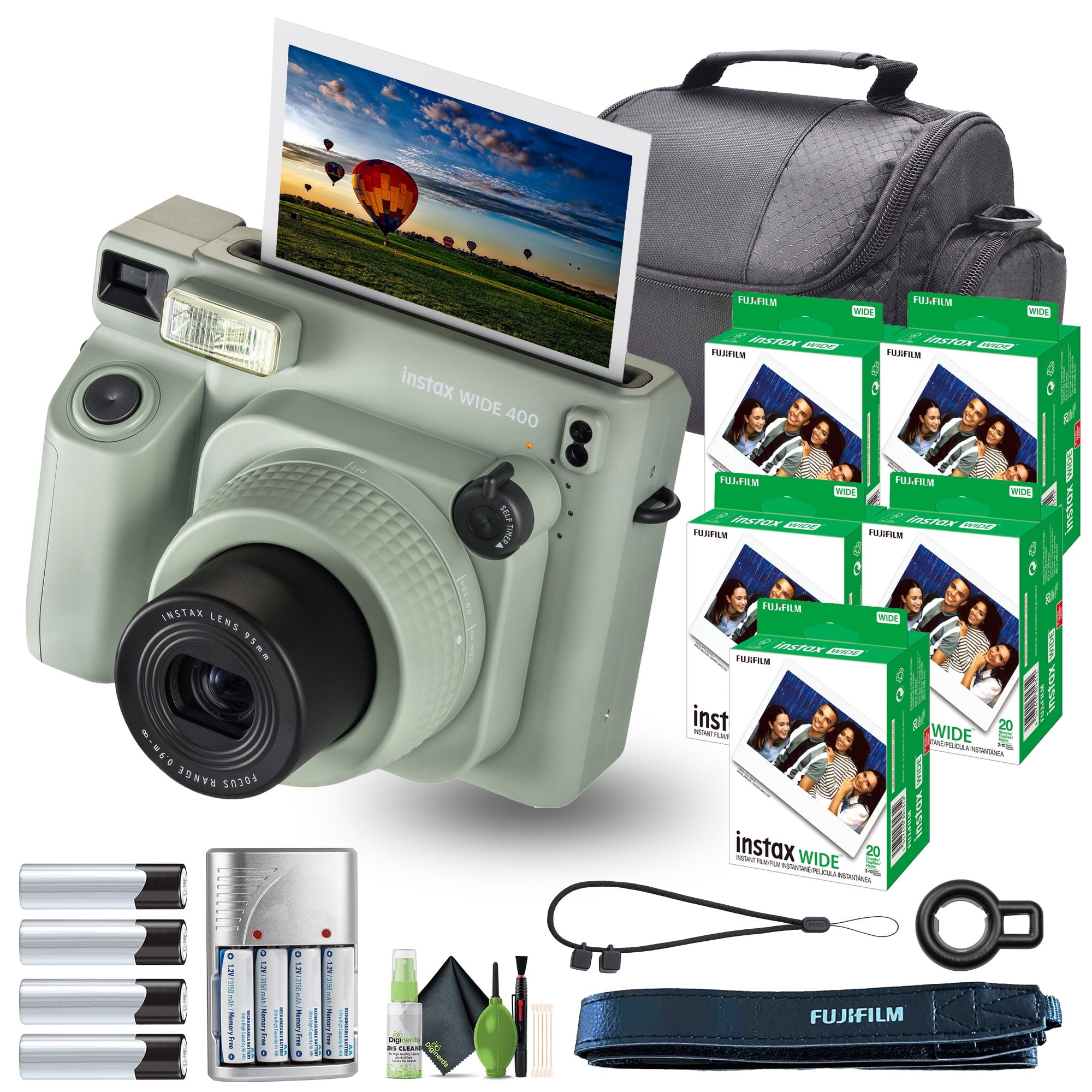 Fujifilm Instax Wide 400 Instant Film Camera With WIDE Instant Film 100 Sheets