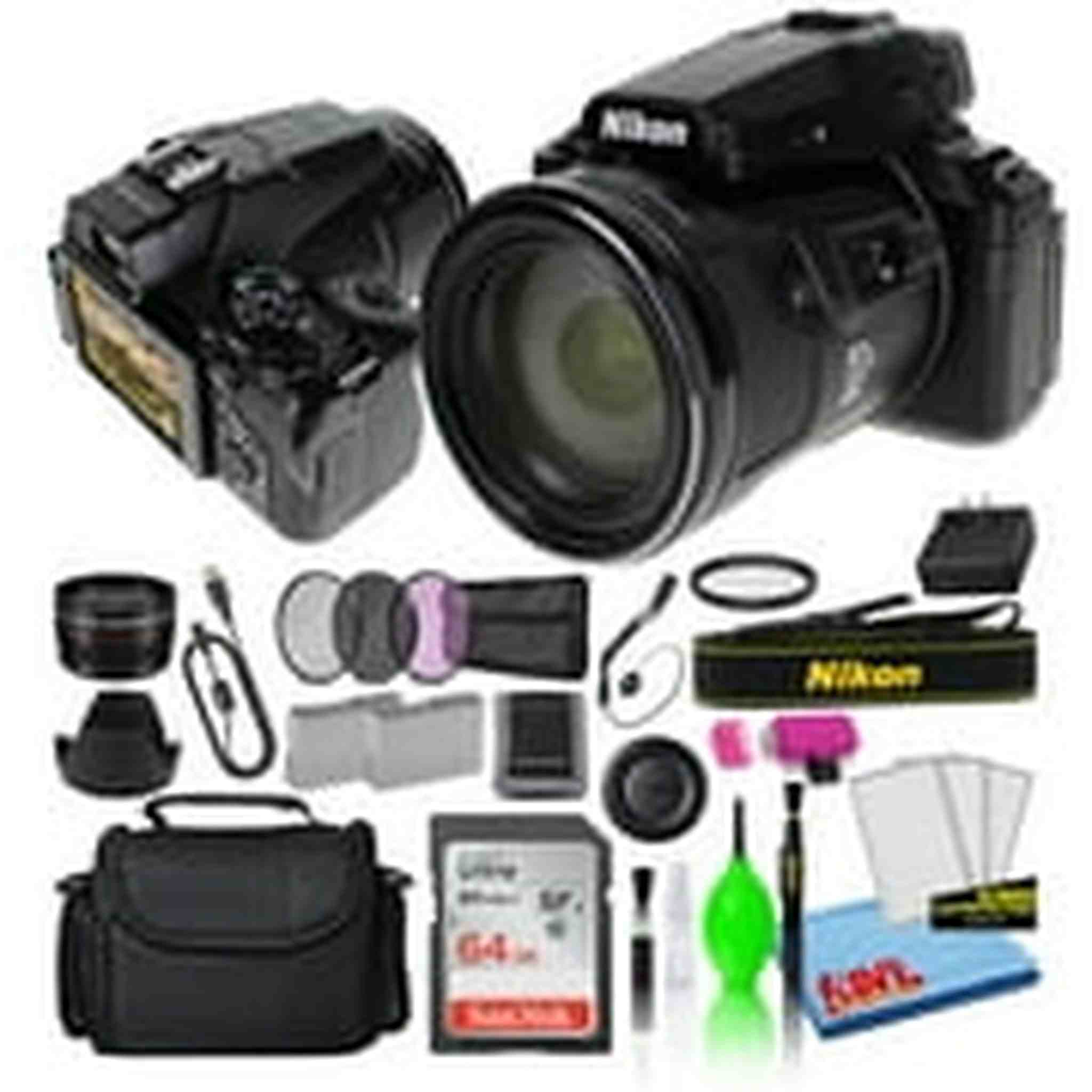 Nikon COOLPIX P950 83x Zoom Digital Camera 26532 + 64GB SD Card + Bag Intl
