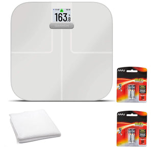 Garmin Index S2 Smart Scale with Wireless Connectivity-White Bundle