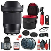 Sigma 17-50mm f/2.8 EX DC OS HSM Lens for Canon EF (583101) Bundle