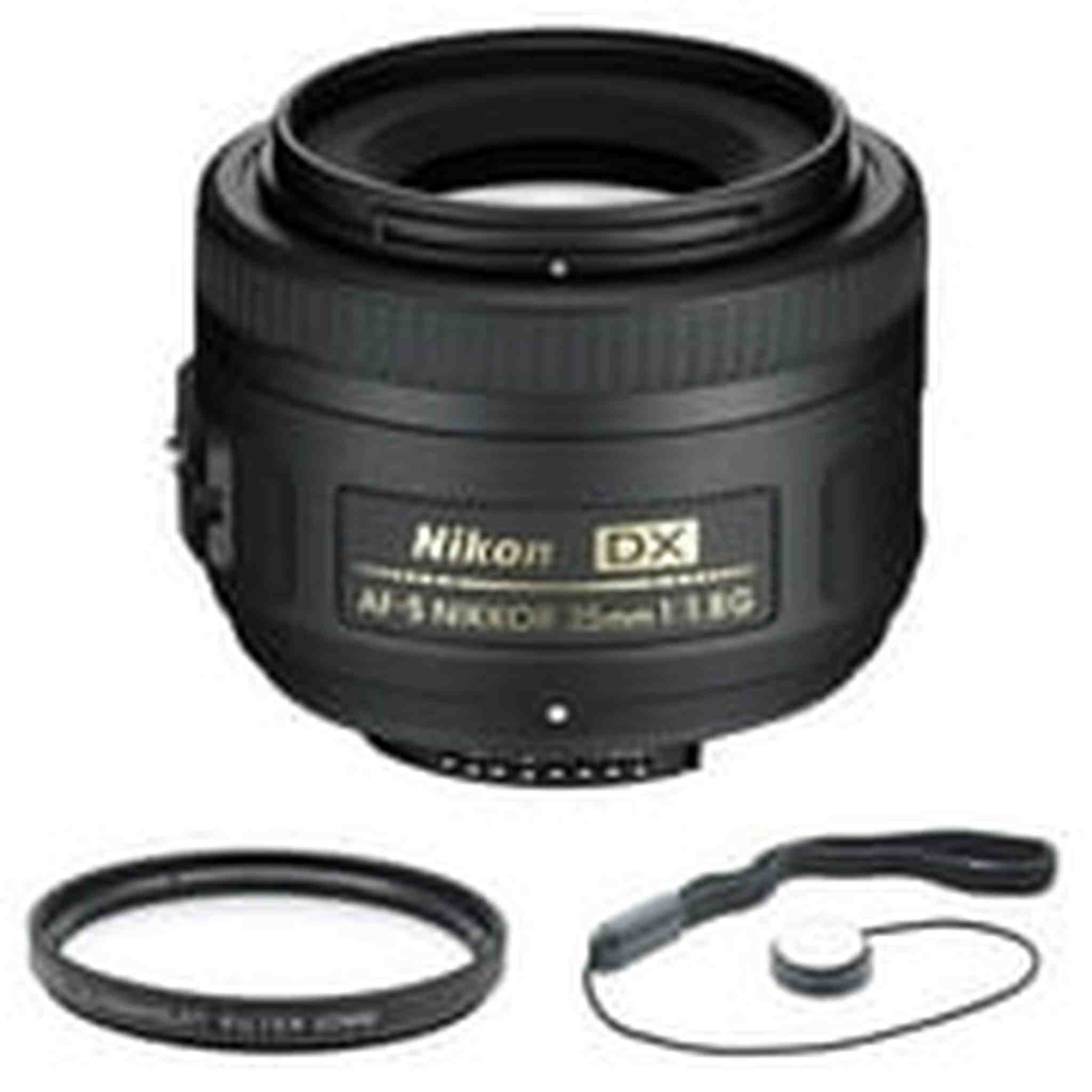 Nikon AF-S DX NIKKOR 35mm f/1.8G Lens with Auto Focus for Nikon DSLR Cameras - Used Nikon