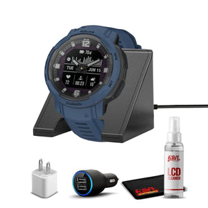 Garmin Instinct Crossover Solar Smartwatch with Standard Accessories Garmin