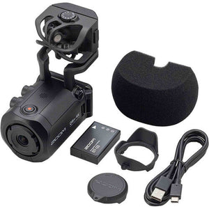 Zoom Q8n-4k Handy Video Recorder, Memory Card microSDXC Extreme Pro 64GB, Bundle