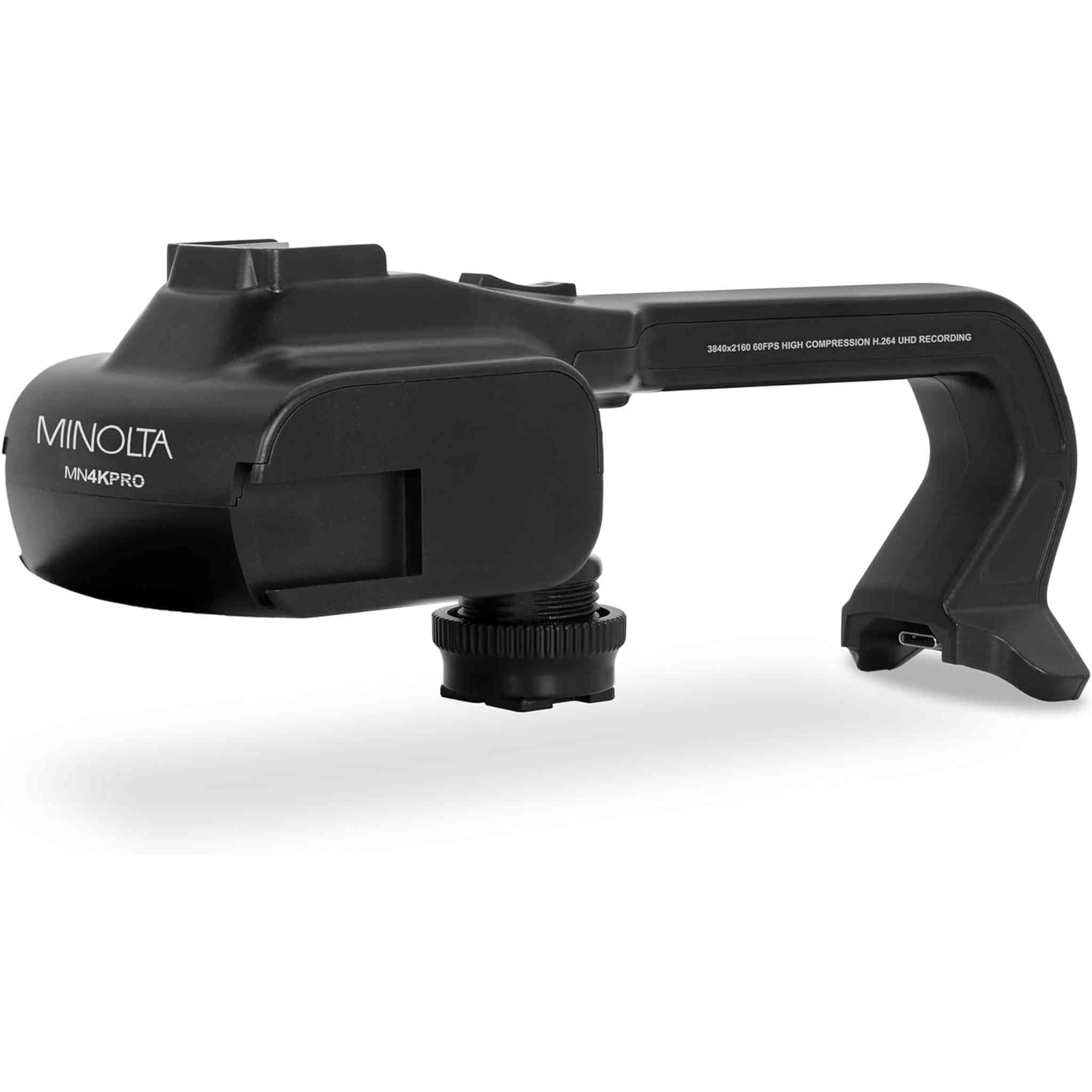 Minolta MN4KPRO 4K60FPS Ultra HD / 64 MP Autofocus Pro Camcorder w/WiFi - Bundle