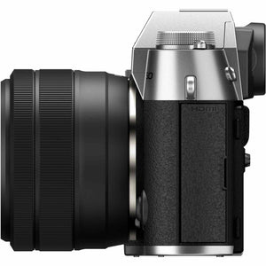 Fujifilm X-T50 Mirrorless Digital Camera XC15-45mm + 128GB Memory Card- Silver