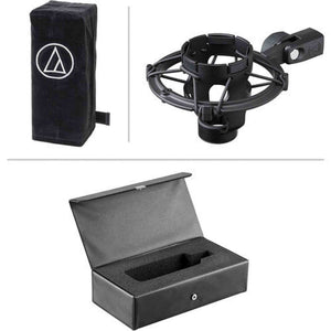 Audio-Technica AT4040 Cardioid Condenser Microphone, 10 Ft XLR Cable, Bundle