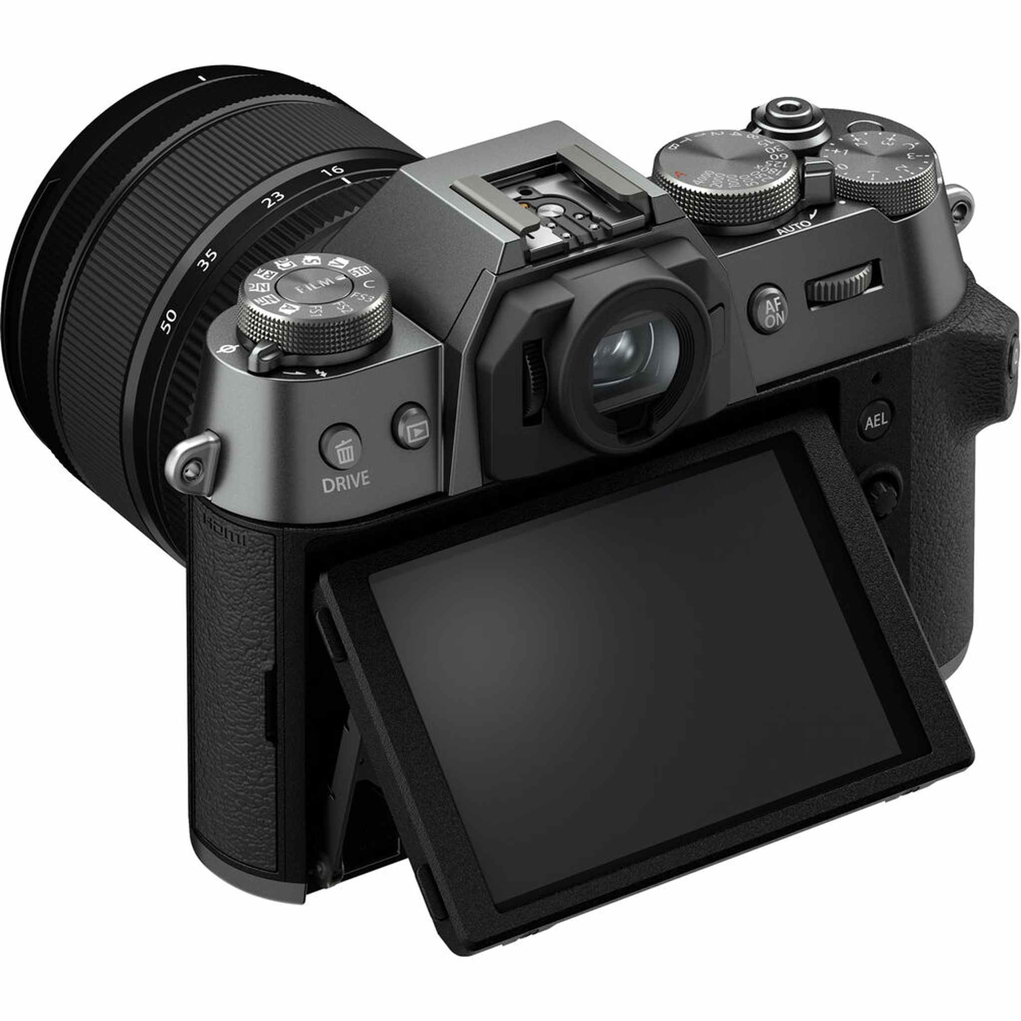 Fujifilm X-T50 Mirrorless Digital Camera XF16-50mm+Accessories - Charcoal Silver