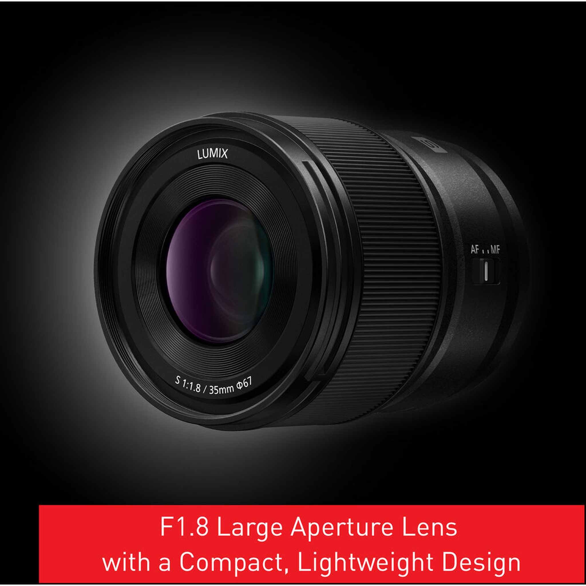 Panasonic Lumix S 35mm f/1.8 Lens Bundle with Accessories