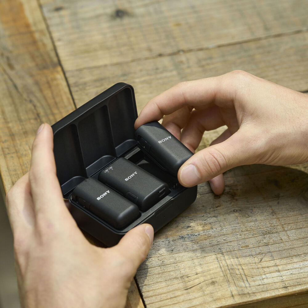 Sony ECM-W3 2-Person Wireless Mic System | Noise Reduction, Clear Audio + More