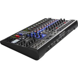 Zoom LiveTrak L-12 Digital Mixer & Multitrack Recorder, for Music, Podcasting, and More, 12-Input/ 14-Channel SD Recorder, 14-in/4-out USB Audio Interface, 5 Powered Headphone Outputs