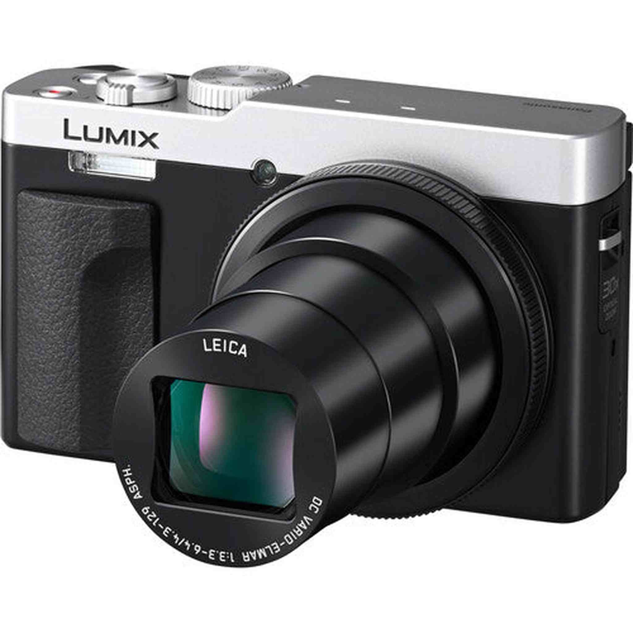 Panasonic ZS99 Point and Shoot Compact Travel Digital Camera Silver - Bundle