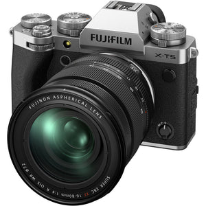 Fujifilm X-T5 Mirrorless Digital Camera XF16-80mm Lens Bundle+Accessories-Silver