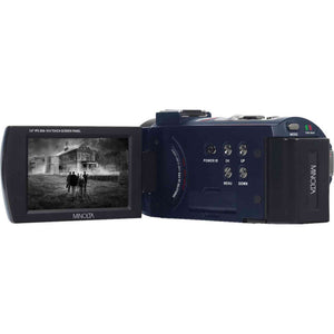 Minolta MN4K25NV 4K Ultra HD 30 MP Night Vision Camcorder MN4K25NV-W-BL Bundle