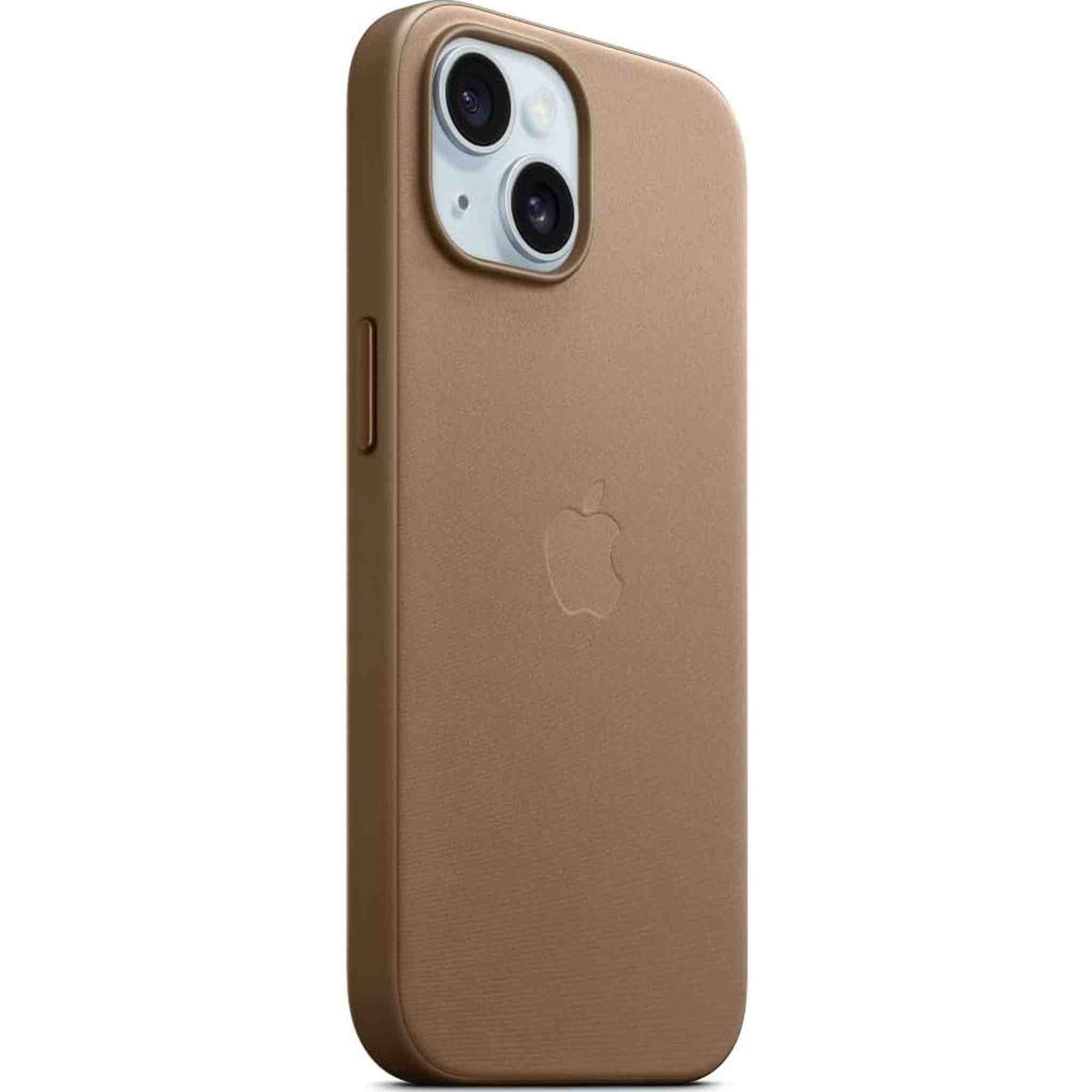 Apple iPhone 15 Finewoven Case - Taupe Bundle