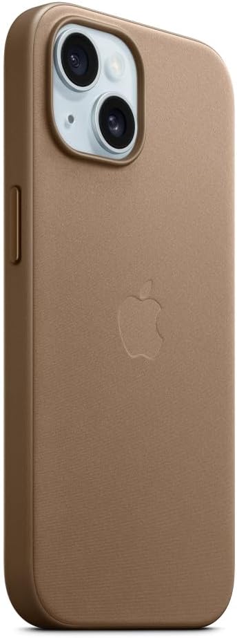 Apple iPhone 15 Finewoven Case - Taupe Bundle