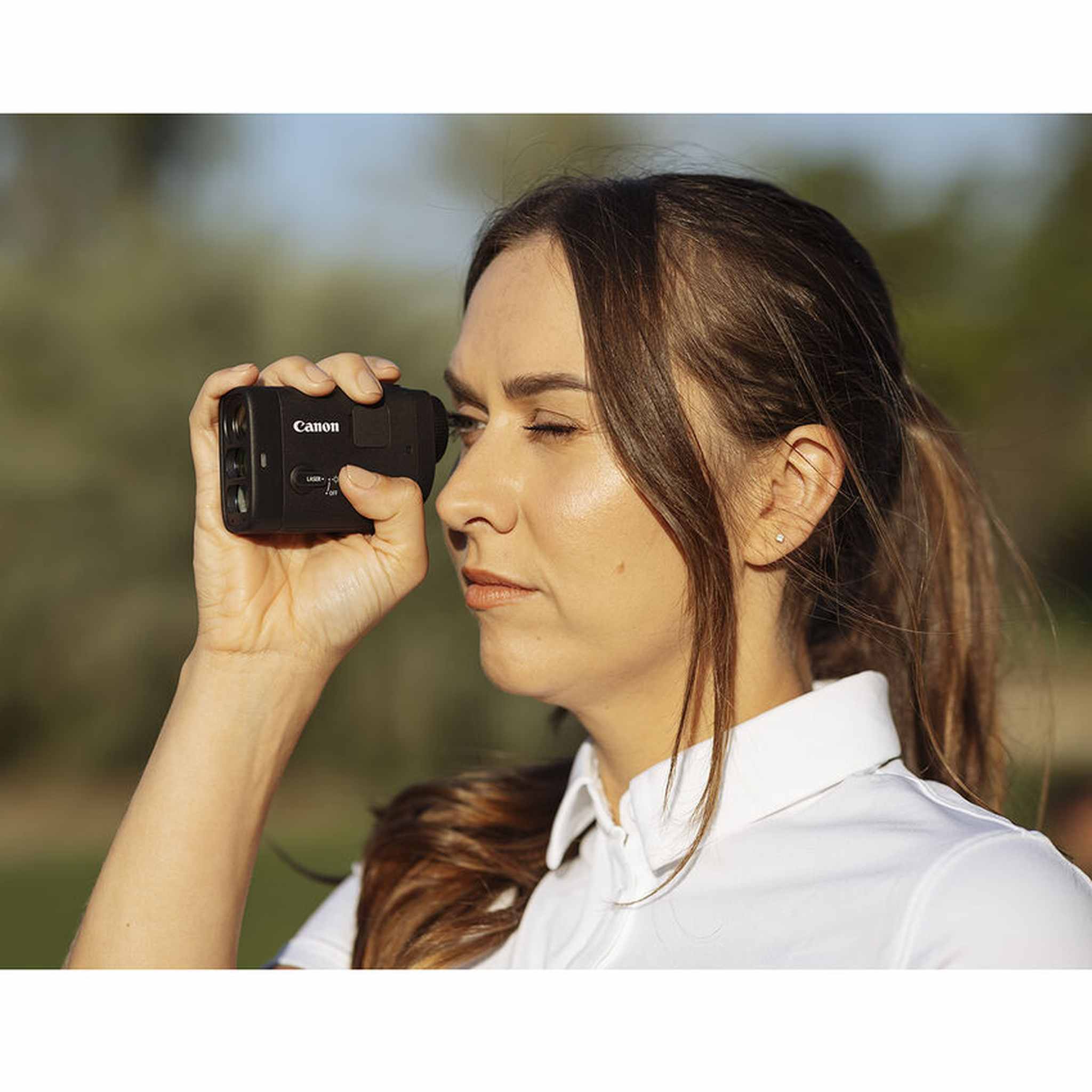 Canon PowerShot GOLF Rangefinder + Camera | 6xâ€“12x Zoom, Slope Correction - Bundle