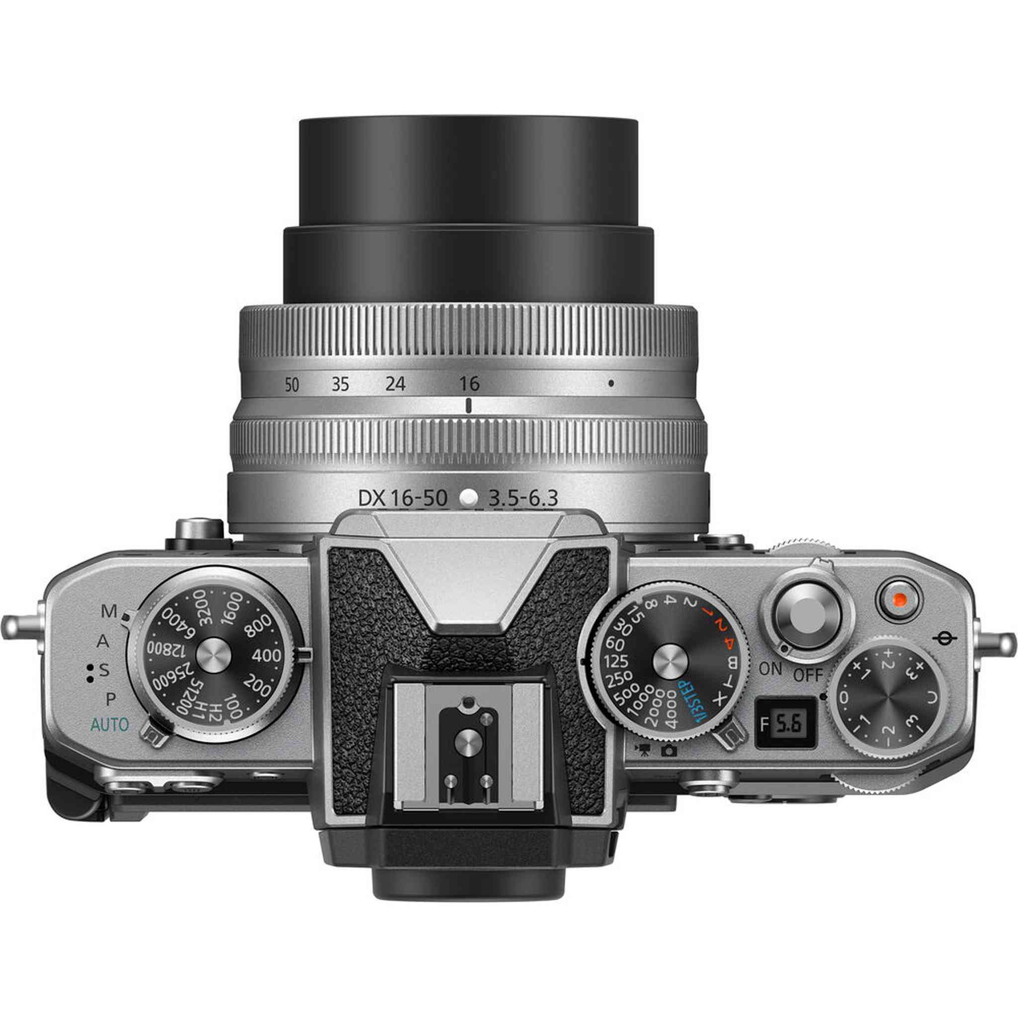 Nikon Zfc Mirrorless Camera with 16-50mm Lens Silver 1675 + 4K Monitor + Rode Mic + More