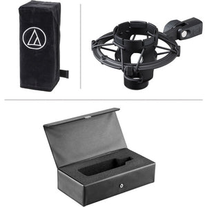 Audio-Technica AT4040 Cardioid Condenser Microphone, 10 Ft XLR Cable, Bundle