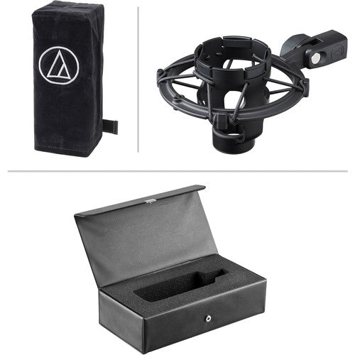 Audio-Technica AT4040 Cardioid Condenser Microphone, 10 Ft XLR Cable, Bundle