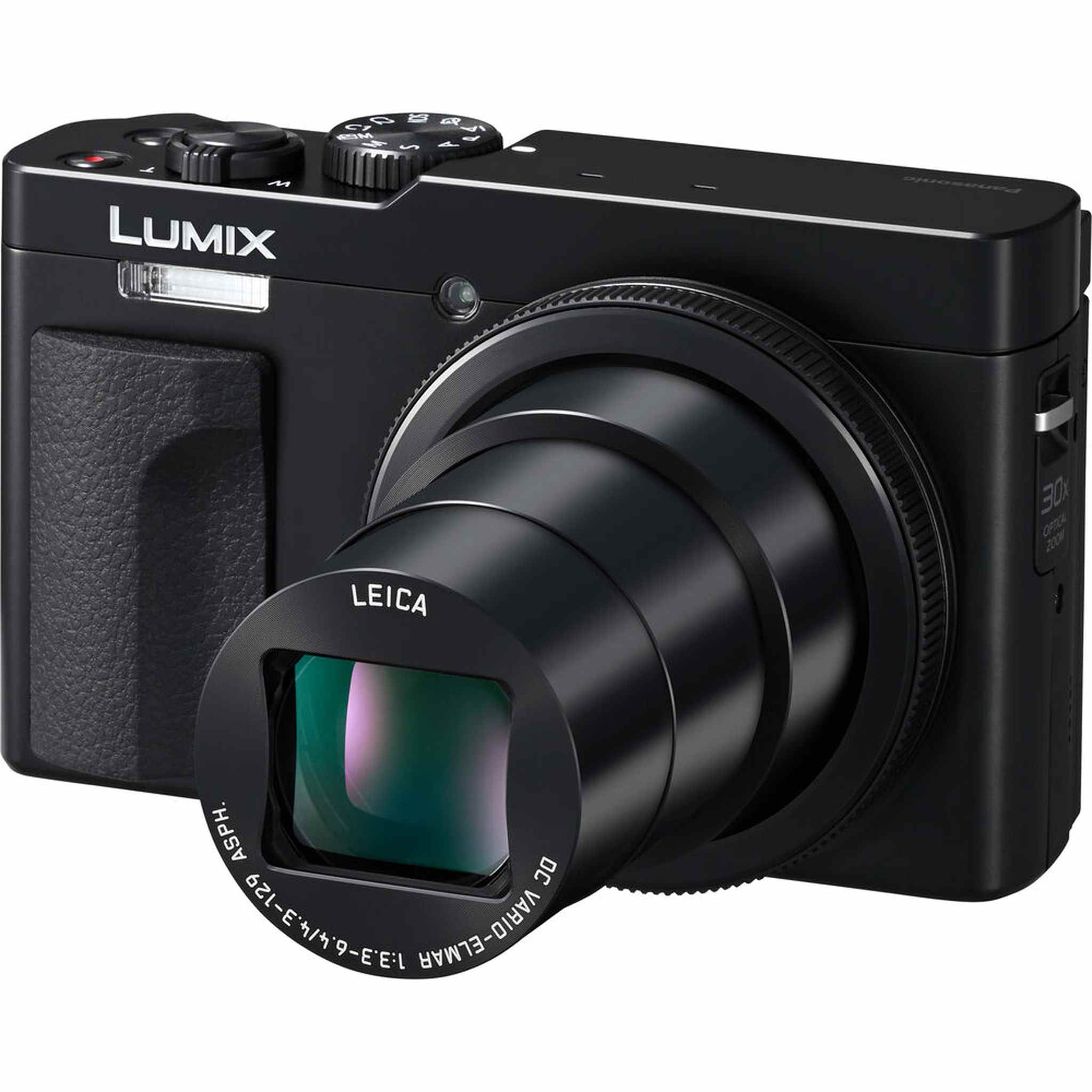Panasonic TZ99 Point and Shoot Compact Travel Camera Black Bundle International Version