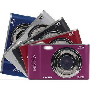 Minolta MND20 44 MP / 2.7K Ultra HD Digital Camera Blue