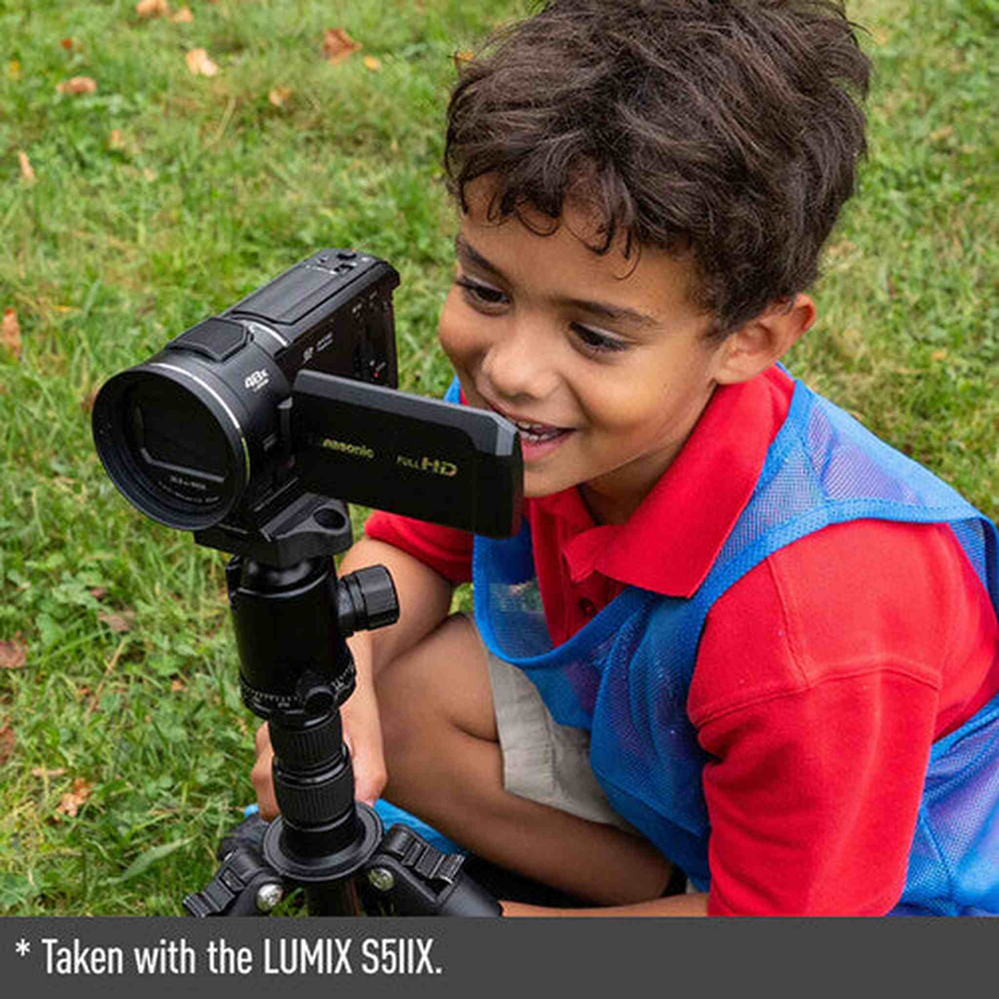 Panasonic HC-V900 Lightweight Full HD Camcorder with 24x Zoom + 128GB Memory Card + More