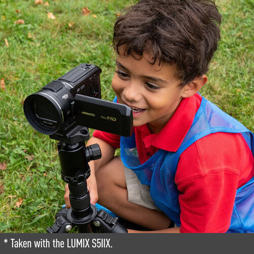 Panasonic HC-V900 Lightweight Full HD Camcorder with 24x Zoom + 128GB Memory Card + More