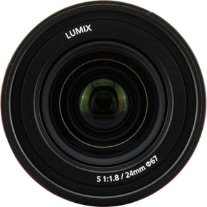 Panasonic LUMIX S Series Camera Lens, 24mm F1.8 L-Mountt Interchangeable Lens for Mirrorless Full Frame Digital Cameras, S-S24