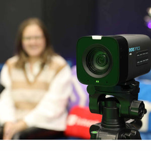 PTZOptics 4K Camera Gray | 20x Zoom, UHD60, NDI|HX2, Long-Range IP Streaming - Bundle