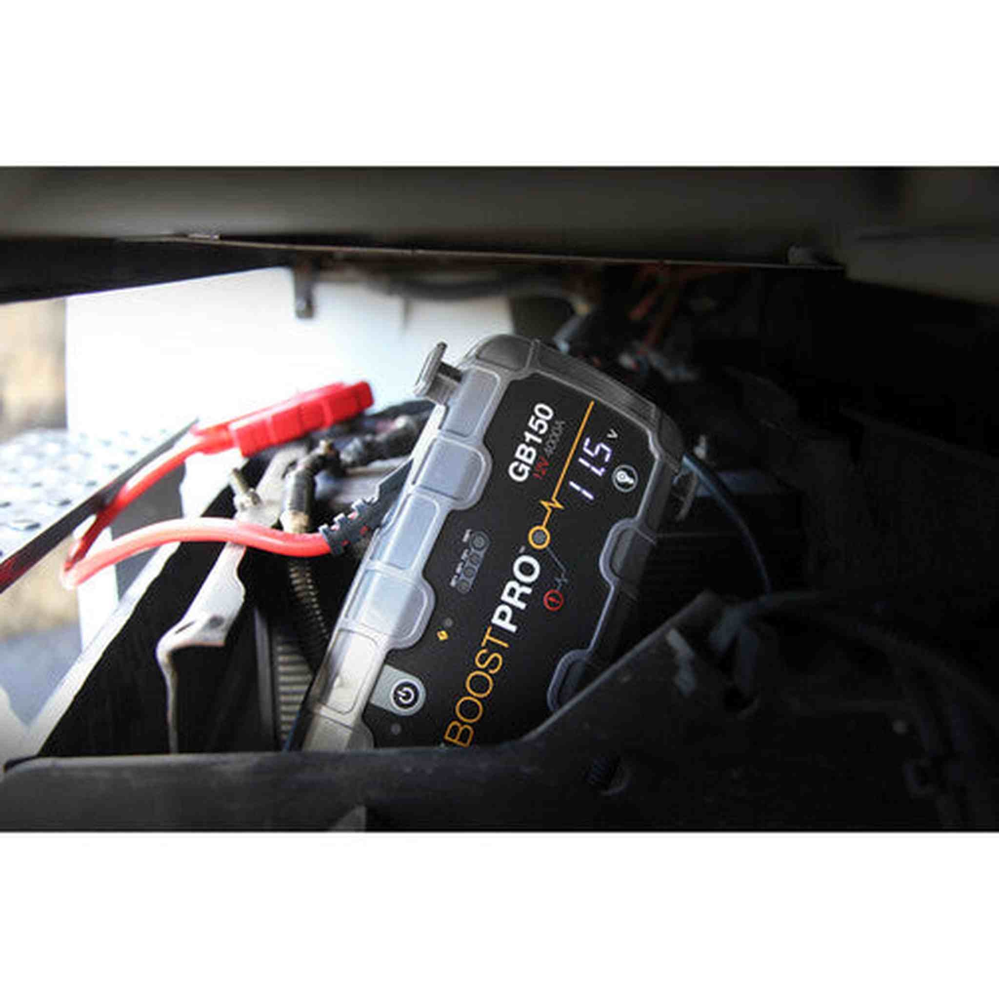 NOCO Boost Pro GB150 3000A UltraSafe Car Battery Jump Starter, 12V Battery Pack, Battery Booster, Jump Box, Portable Charger and Jumper Cables for 9.0L Gasoline and 7.0L Diesel Engines NOCO