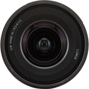 Panasonic LUMIX S Series Camera Lens, 14-28mm F4-5.6 Ultra Wide-Angle Zoom Lens with Macro Capability, S-R1428