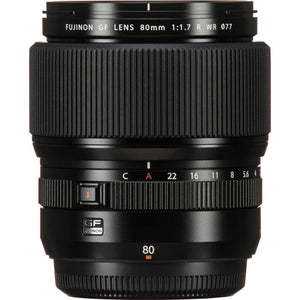 FUJIFILM GF 80mm f/1.7 R WR Lens FUJIFILM G Bundle