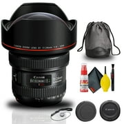 Canon EF 11-24mm f/4L USM Lens (9520B002) + Cap Keeper + Cleaning Kit Base Bundle
